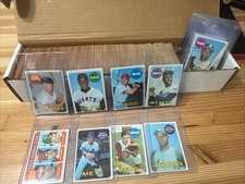 1969 Topps Baseball MLB Complete Set (664) Reggie Jackson RC Mantle Mays