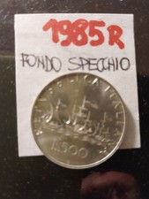 1985 RARE 500 LIRE MIRROR BOTTOM COIN