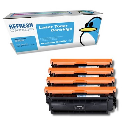 Refresh Patronen Full Set 4er Pack 040H Toner kompatibel mit Canon Druckern