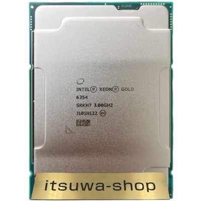 Intel Xeon Gold 6354 SRKH7 18C 36T 3GHz 3,6/3,6GHz 39MB 205W LGA4189 DDR4-3200