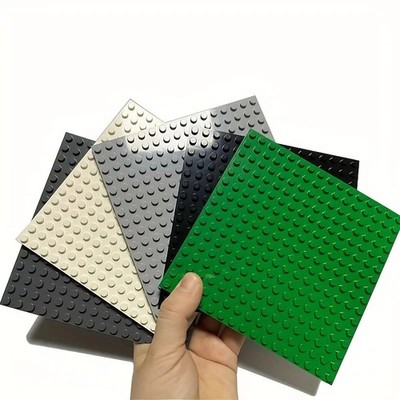 Building Blocks Dots base plates & Pillars DIY - 8x8 10pcs - 7 Colors