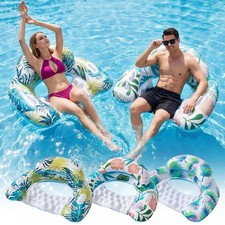 3 Pack Pool Floats Adult Oksuwater Pool Floaties Two Cup Inflatable Pool Floats