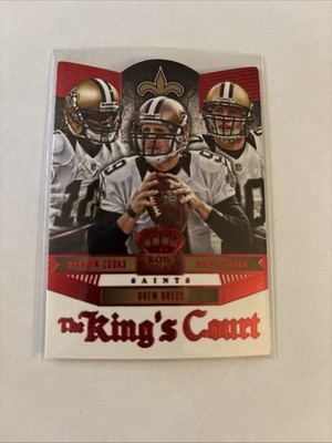 2014 Panini Crown Royale - The King's Court Drew Brees, Brandin Cooks, Jimmy...