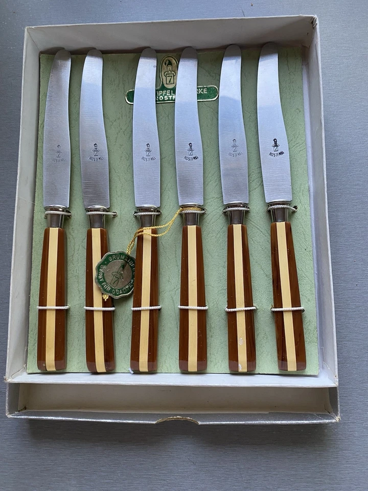 Vintage Bakelit Obst Messer Solingen Germany Rostfrei - Bild 2 von 4