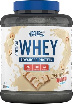 Applied Nutrition Critical Whey Protein Powder 2kg - White Choco Bueno