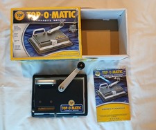 Top-O-Matic Cigarette Rolling Machine, EUC W/Original Box Owner's Manual
