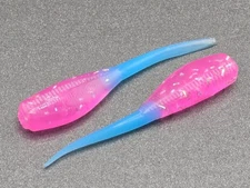 (24)  2" SLAB HUNTER "Lady Mae" GRUBS BAIT JIGS CRAPPIE PANFISH BABY SHAD