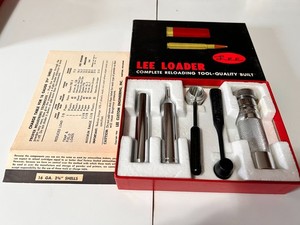 VINTAGE 16 GA LEE LOADER RELOADING SET 2-3/4 INCH