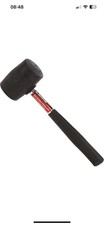 Blackspur 8oz Rubber Mallet With Tubular Steel Shaft
