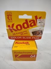 Kodak Kodachrome 64 Film 35mm 36 Exp Expired 10/1987 Sealed Display Packaging