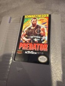 Schwarzenegger Predator Activision Nintendo Nes Game With Manual Tested !