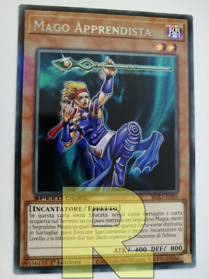 Zauberlehrling / Magician  Speed Duel  Rare Secret  SGX1-ITI05  Italienisch 