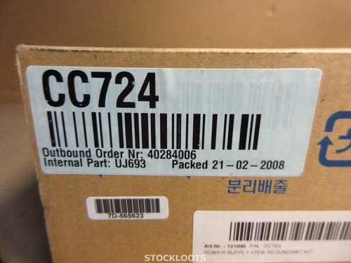 DELL CC724 PowerConnect EPS-470 Power Supply 470W For 3524P, 3548P REFURBISHED - Bild 3 von 3