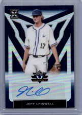 2020 Leaf Flash #BA-JC1 Jeff Criswell Base Autographs Blue #/50