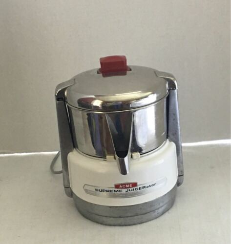 Vtg ACME Collectible Supreme JUICERATOR Stainless Steel Juicer Powerful NICE!