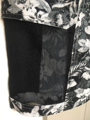Helmut Lang Floral Black and White Mesh Dress NWT size 6 | eBay
