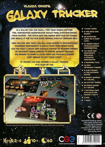 Galaxy Trucker Board Game CGE Czech Games Edition 2008 Rio Grande Games Sealed - Picture 2 of 3