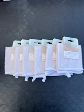 6 EVRIHOLDER Exfoliating Face & Body Wash Cloth Dual Texture