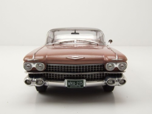 Cadillac Eldorado Seville Coupe 1959 hellrosa metallic Modellauto 1:24 Whitebox - Bild 5 von 8