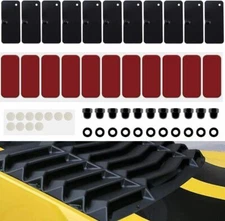 Rear Window Louvers Hardware Kits for Ford Mustang Dodge Challenger Camaro 12pcs