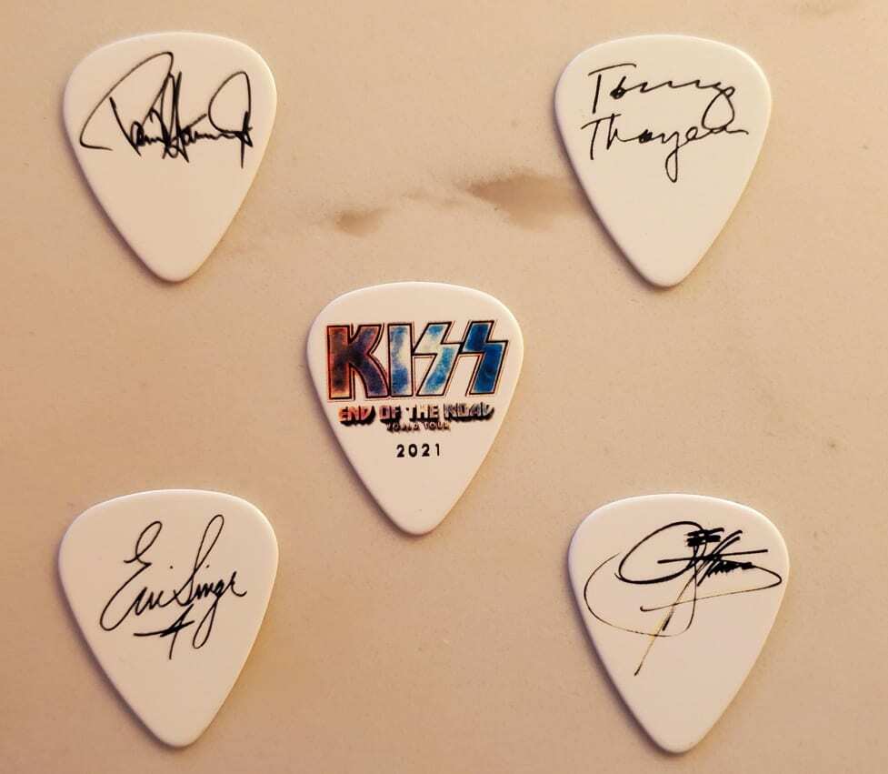 KISS EOTR 2021 LOGO Guitar Pick set #3 End Of The Road | eBay