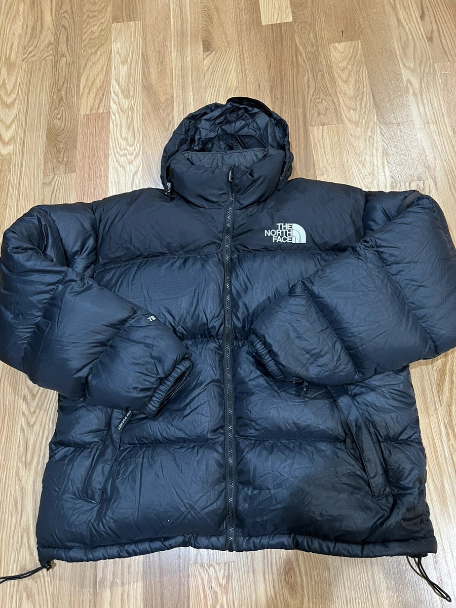 Vintage The North Face 700 Puffer Jacket 1996 HOODED Black Men's