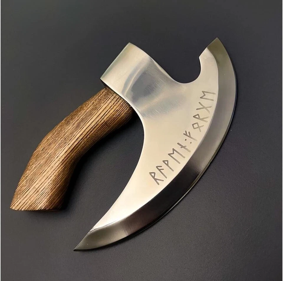 Pizza Cutter Axe / Pizza Slicer Axe � Hand Made Viking Style Pizza Hatchet FH - image 2 of 4