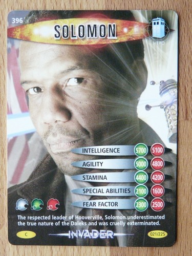 DOCTOR WHO Battles In Time INVADER Trading Cards 376 - 594 BBC 2007 - Picture 12 of 86