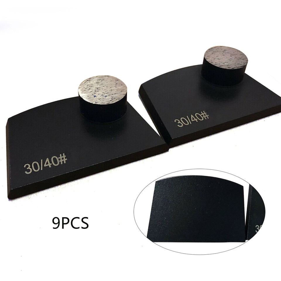 9Pcs Diamond Grinding Round Button Lavina Edco Floor Concrete Grinder