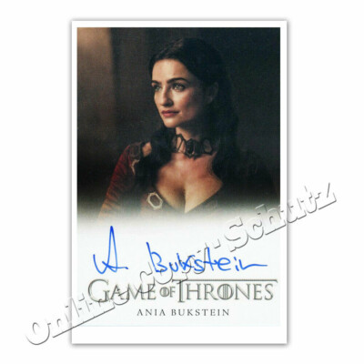  Game of Thrones  -  Ania Bukstein als Kinvara Bordered  °  Autogrammfoto