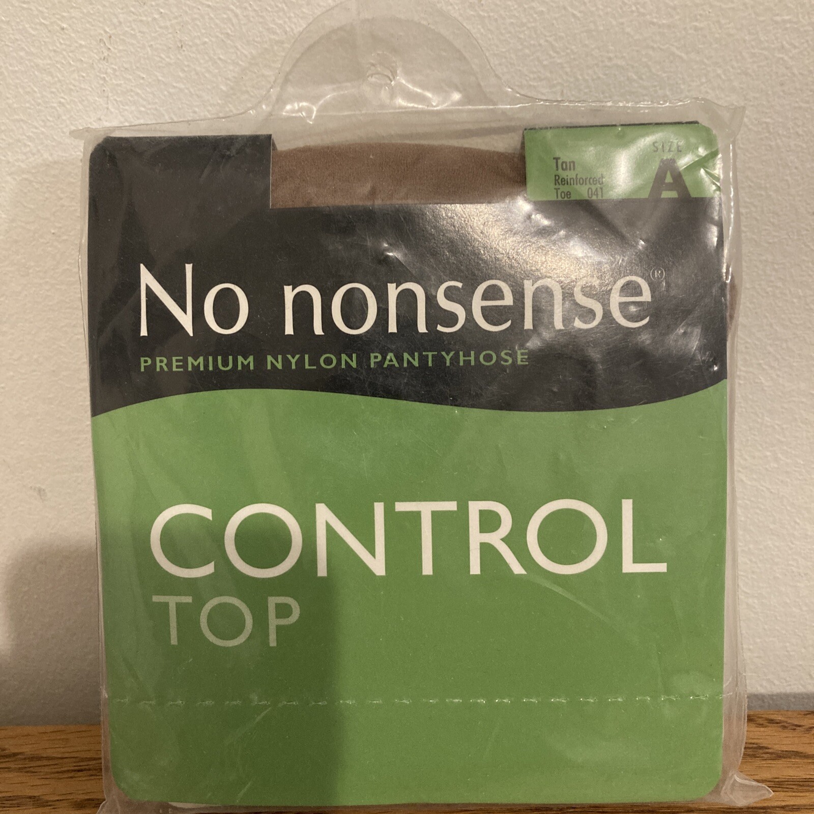 No Nonsense Control Top Pantyhose Reinforced Toe Size A Tan 1 Pair eBay