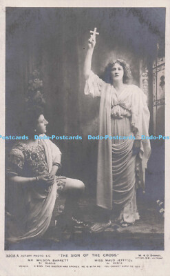 R693717 Das Zeichen des Kreuzes. Mr. Wilson Barrett als Marcus. Miss Maud Jeffries