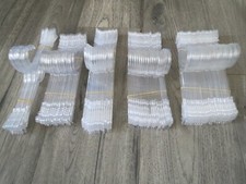 Lot/78 Plastic Clear Lingerie Hangers, New