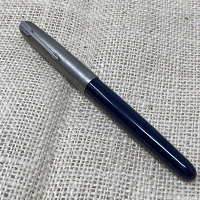 Parker special 51 ヴィンテージ 万年筆 Vintage '50-52 Parker #51 Special Navy Blue & Gray w/ Steel Nib | eBay