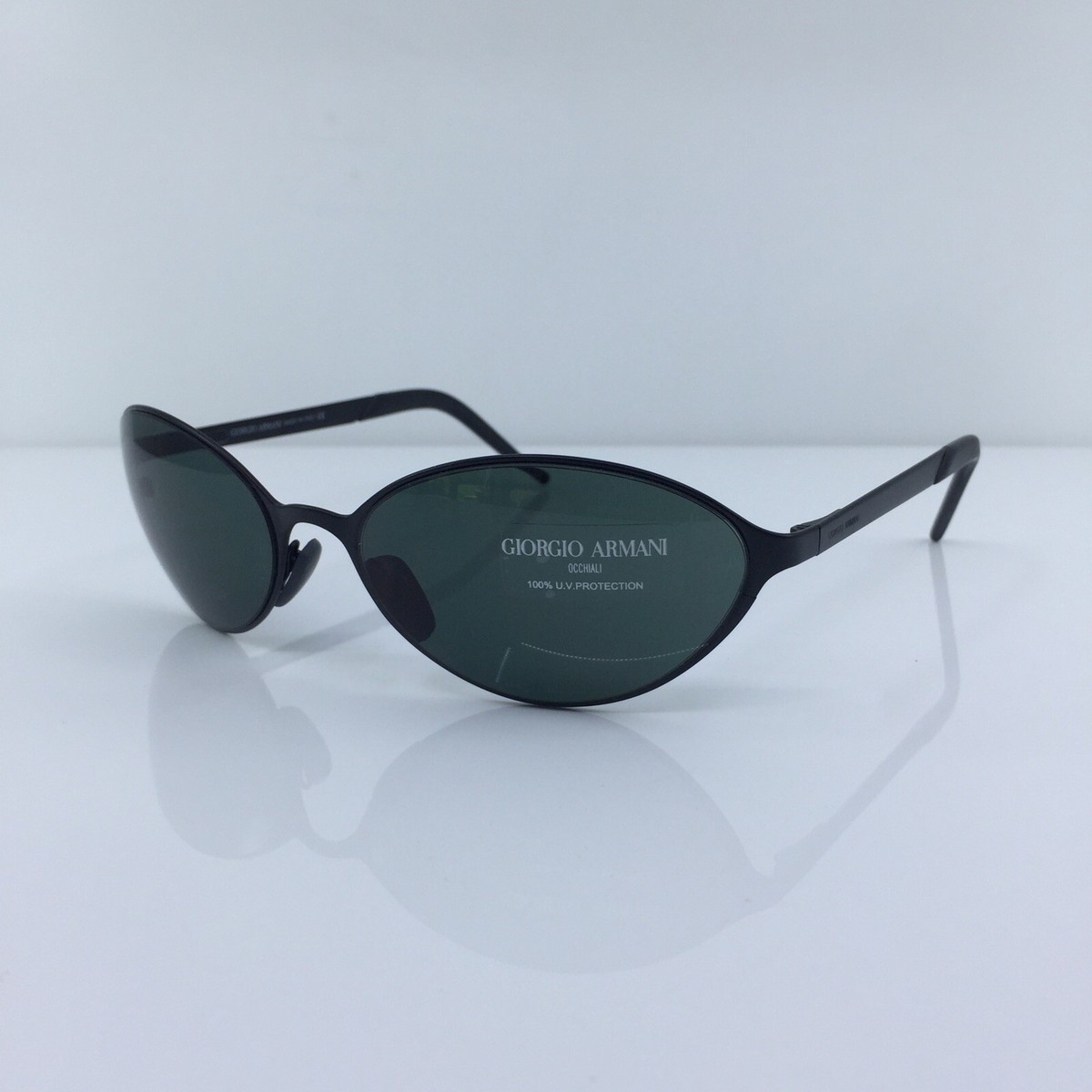 New Vintage Giorgio Armani Sunglasses GA 1520 C. 706 Matte Black w