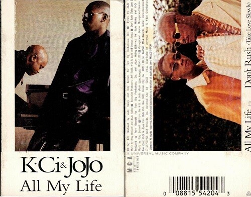 All My Life; K-Ci & JoJo 1998 Cassette Single, R&B, New Jack Swing, Jodeci, Uni/ | eBay