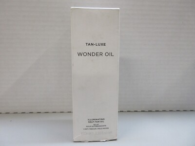 Tan-Luxe Wonder Oil Light/MediumTanning Oil 100 ml / 3.38 fl. oz NIB