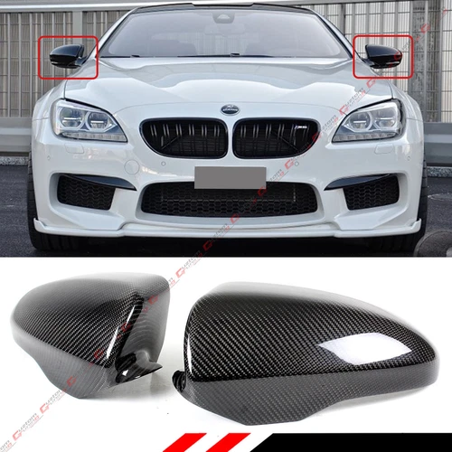DIRECT ADD ON CARBON FIBER SIDE MIRROR COVERS CAP FOR 2012-18 BMW F06 F12 F13 M6