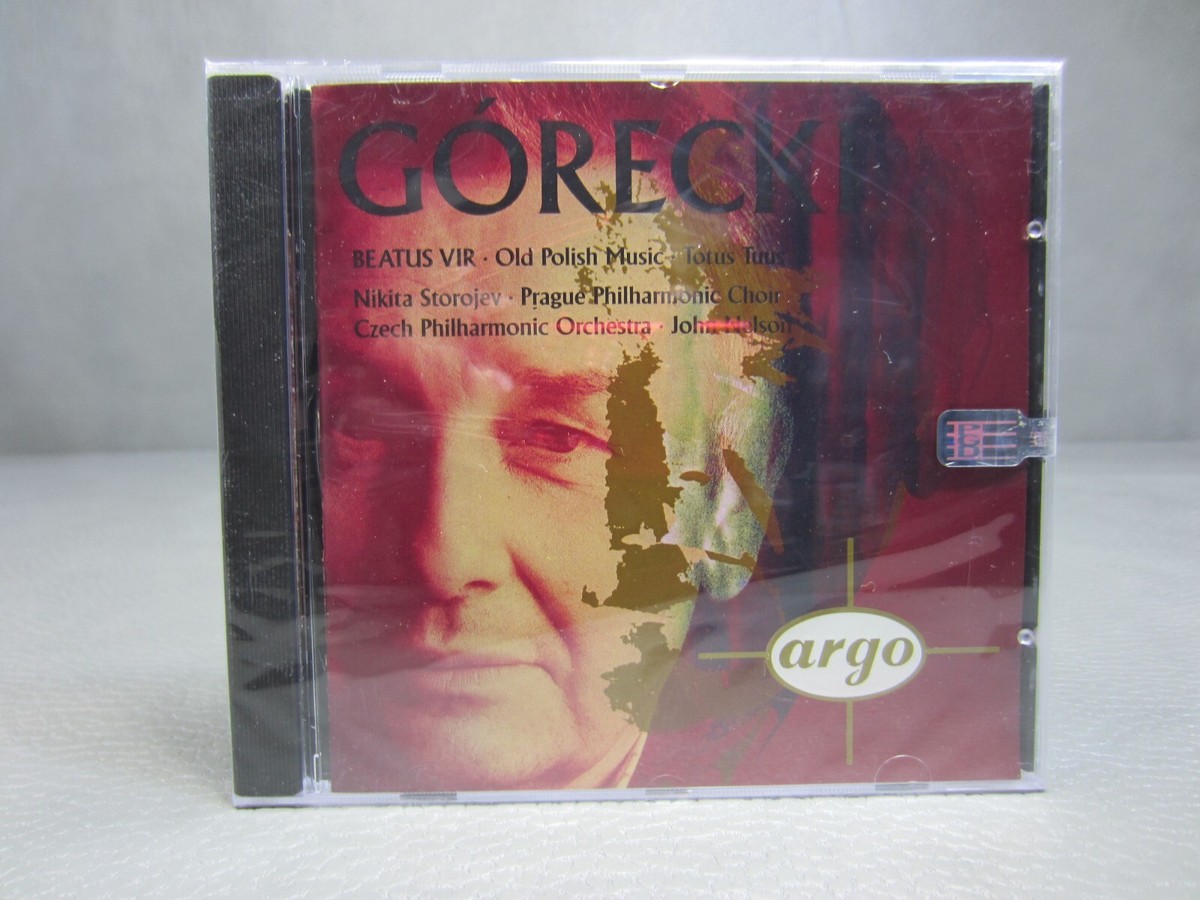 Górecki: Beatus Vir, etc. Czech Philharmonic Orchestra, Germany Argo 436 835-2 Górecki: Beatus Vir, etc. Czech Philharmonic Orchestra, Germany Argo 436 835-2