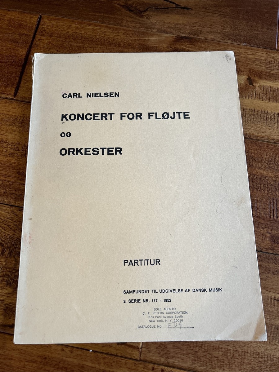 Nielsen Flute Concerto Orchestra Full Score Clean & Unmarked Nielsen Flute Concerto Orchestra Full Score Clean & Unmarked
