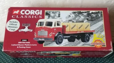 Corgi Classics 25001 Leyland Beaver Platform Lorry & Packing Cases British Rail