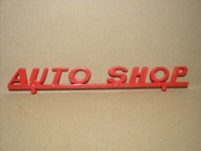 1/43 SIGN AUTOSHOP GARAGE STATION VERA RFA VROOM NO DEPREUX NIL 1/43