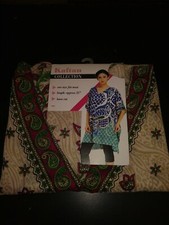 Manta Vestido Para Mujer Bata Talla Única Corte Suelto Ropa Beige Tostado Cubierta Nuevo con Etiquetas