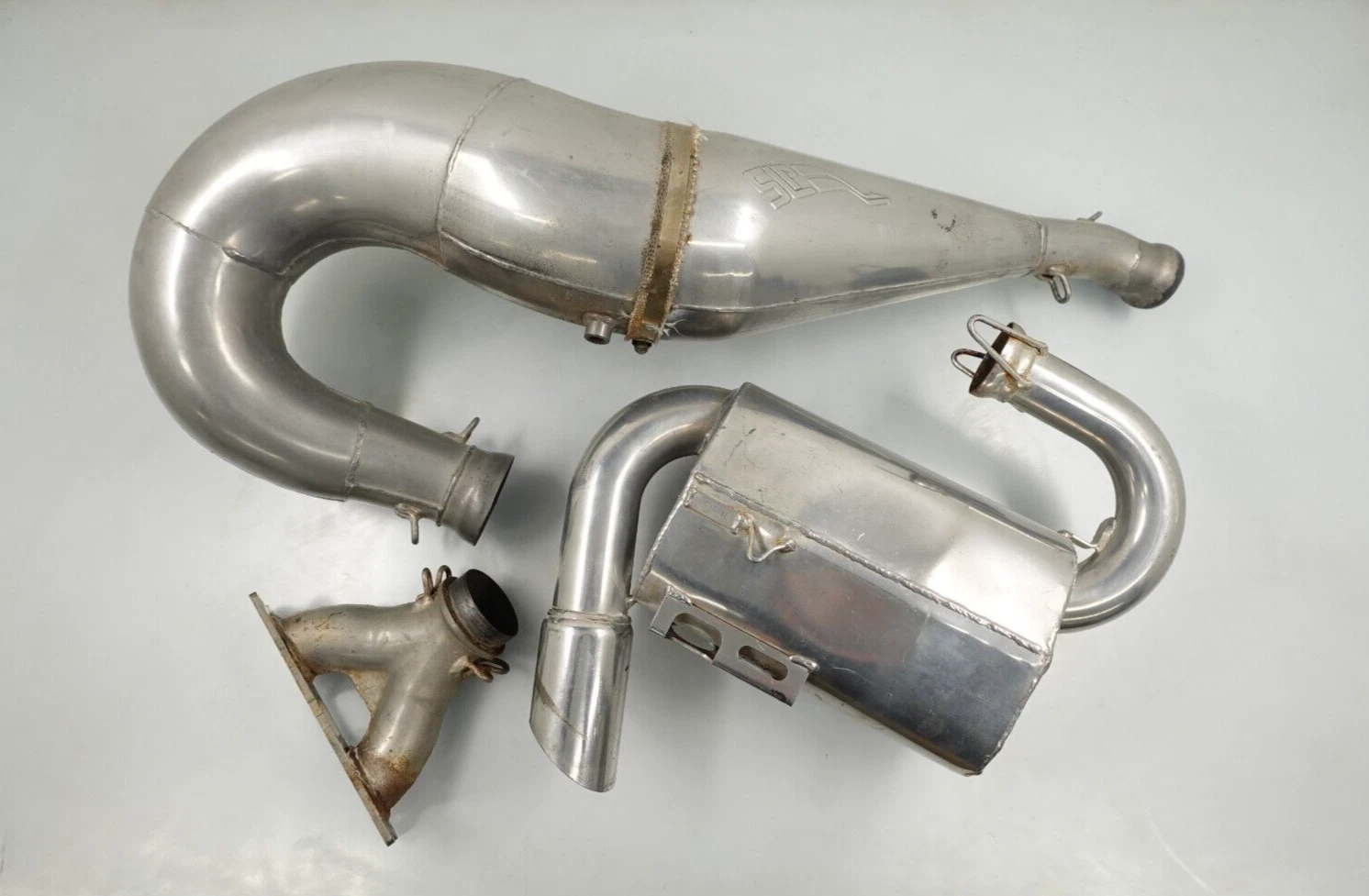 VERY NICE 2008 Polaris Dragon RMK 800 SLP Lightweight Performance Exhaust Pipes