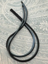 Authentic Trollbeads Light Blue/Dark Gray Leather 14.2 inch/36 cm Bracelet, New