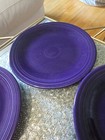 4 Homer Laughlin Fiestaware? Retired Purple Dinner Plates Made in USA 10.5" — photo 4