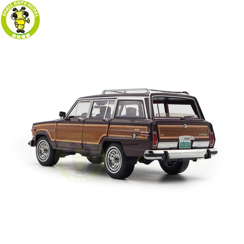 1/18 Jeep Grand Wagoneer 1991 DD MODELS BLACK CHERRY Diecast Model Car - Picture 3 of 18