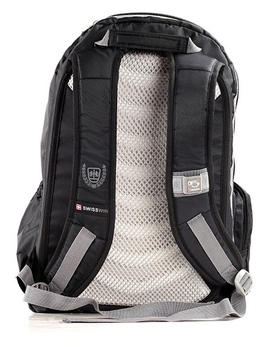 Swiss Waterproof 16'' Laptop Backpack School Backpack Travel Shoulder Bag SW9176 - Picture 6 of 12