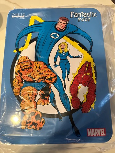 Mezco One : 12 Collective FANTASTIC FOUR Deluxe Steel Box Action Figure Full set
