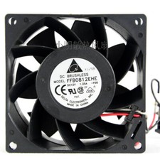 DELTA FFB0812EHE 8038 12V 8CM Violent Cooling Industrial Fan High Air Volume